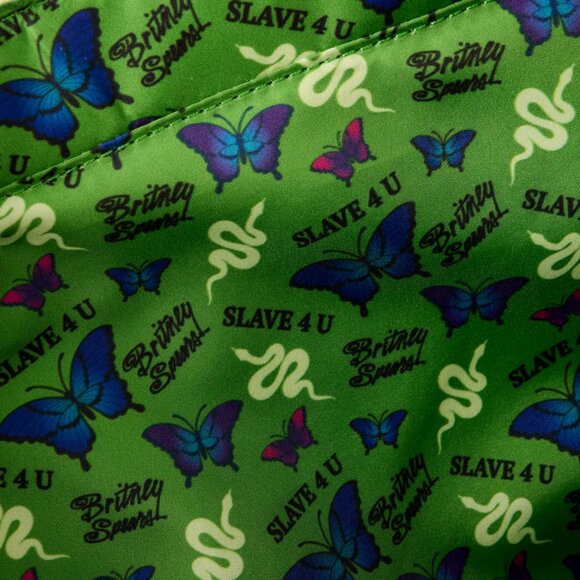 Loungefly Britney Spears Butterfly Tote Crossbody Bag with Coin Bag - Picture 3 of 5